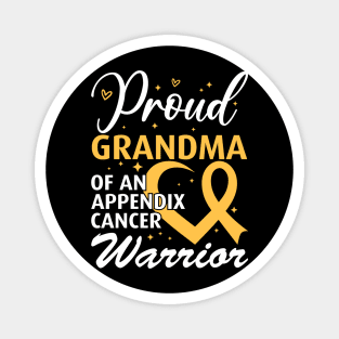 Appendix Cancer Proud Grandma of an Appendix Cancer Warrior Magnet